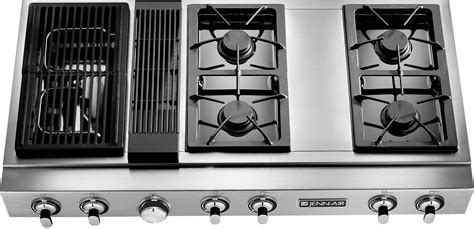 48 inch range with downdraft